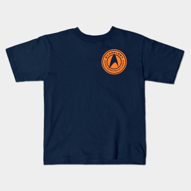 Starfleet Patch Kids T-Shirt by OrangeCup